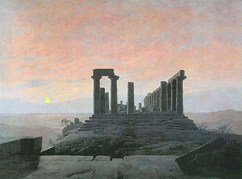 Caspar David Friedrich Der Tempel der Juno in Agrigent)